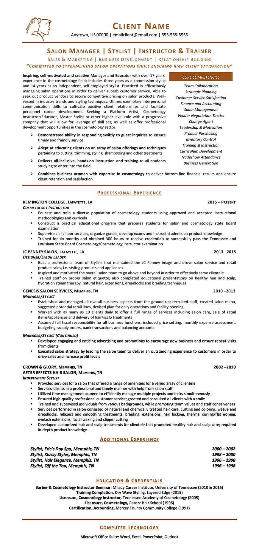 resume cover letter examples